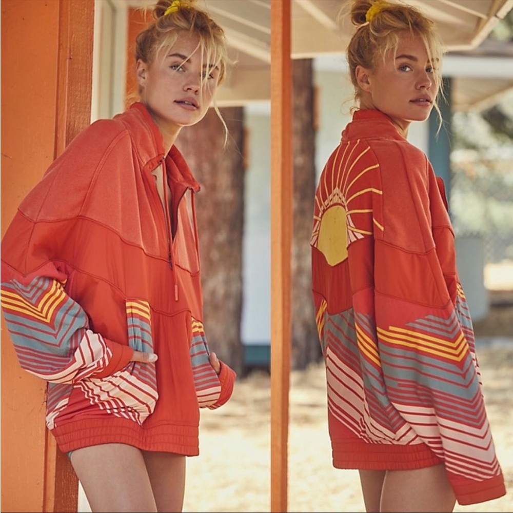 Free People Walk The Line Pullover